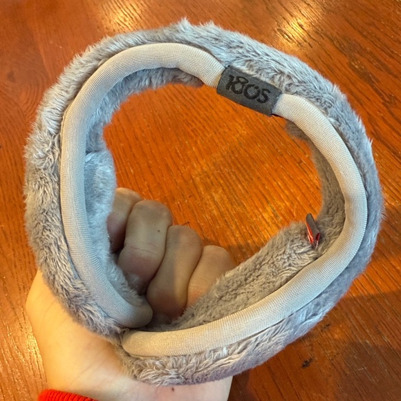 EUC Gray Furry Earmuffs for Adult or Kids - Picture 4 of 5